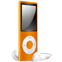 iPod Nano orange off icon